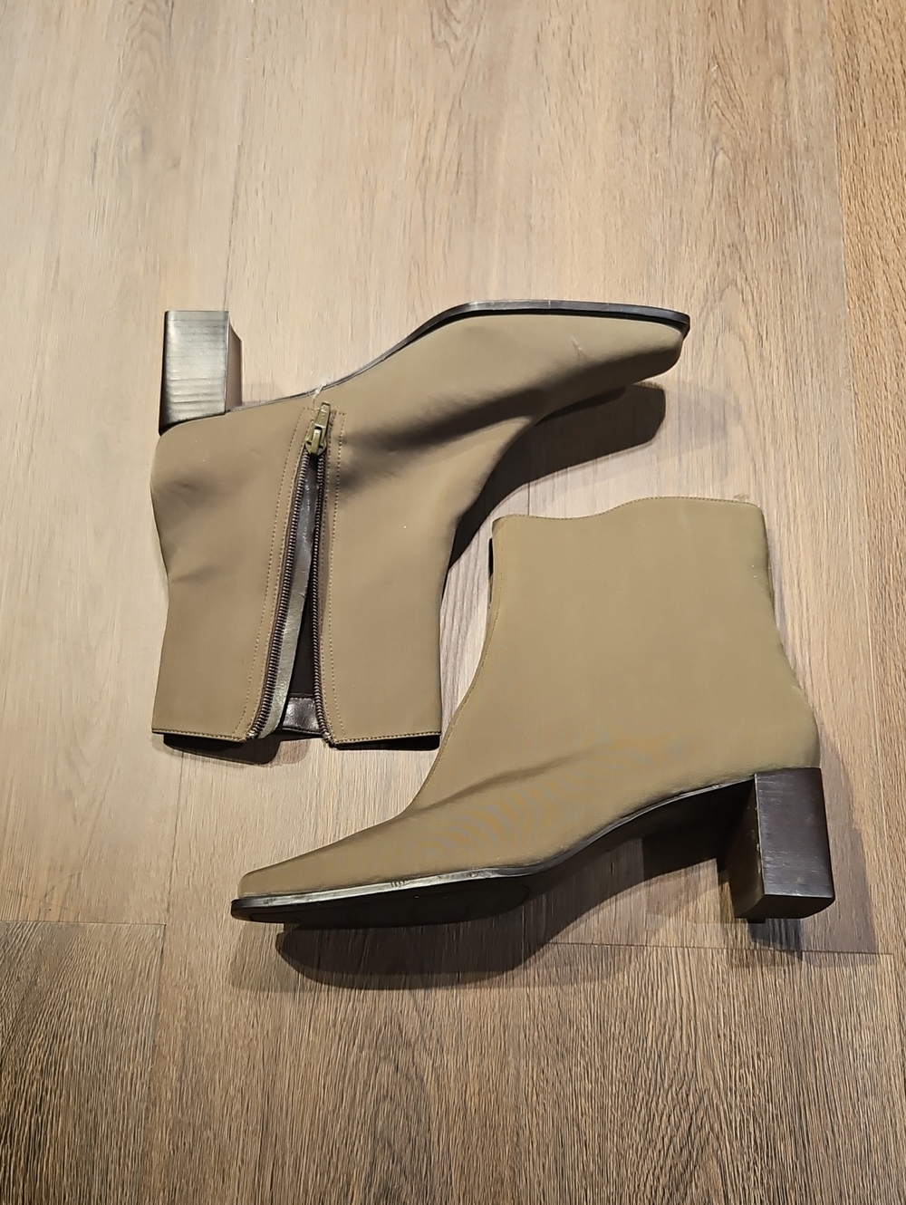 Easy Spirit Olive Ankle Boots, Nwot, Sz 10
